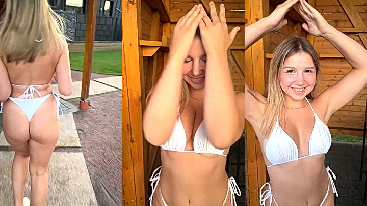 onlyfans leaked video of sexy Judy Blooms dancing in a white lingerie